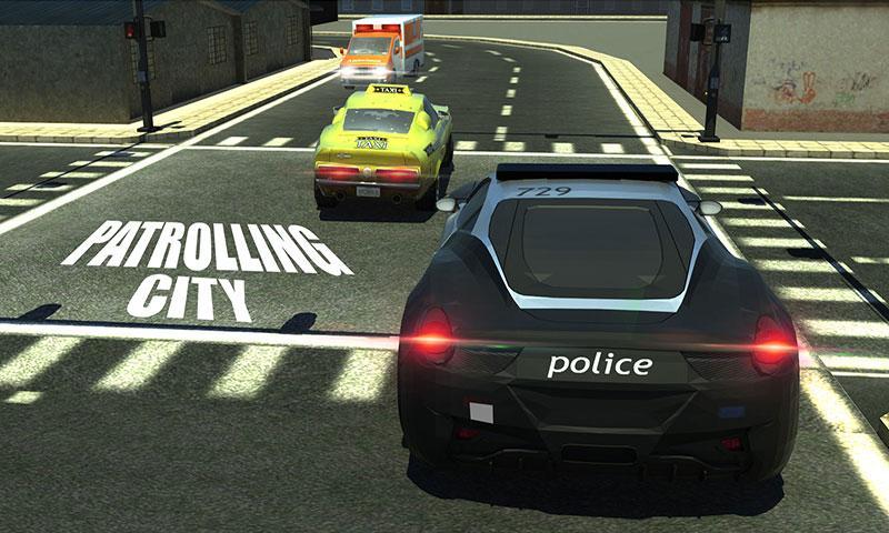 Traffic Police Chase Car Theft