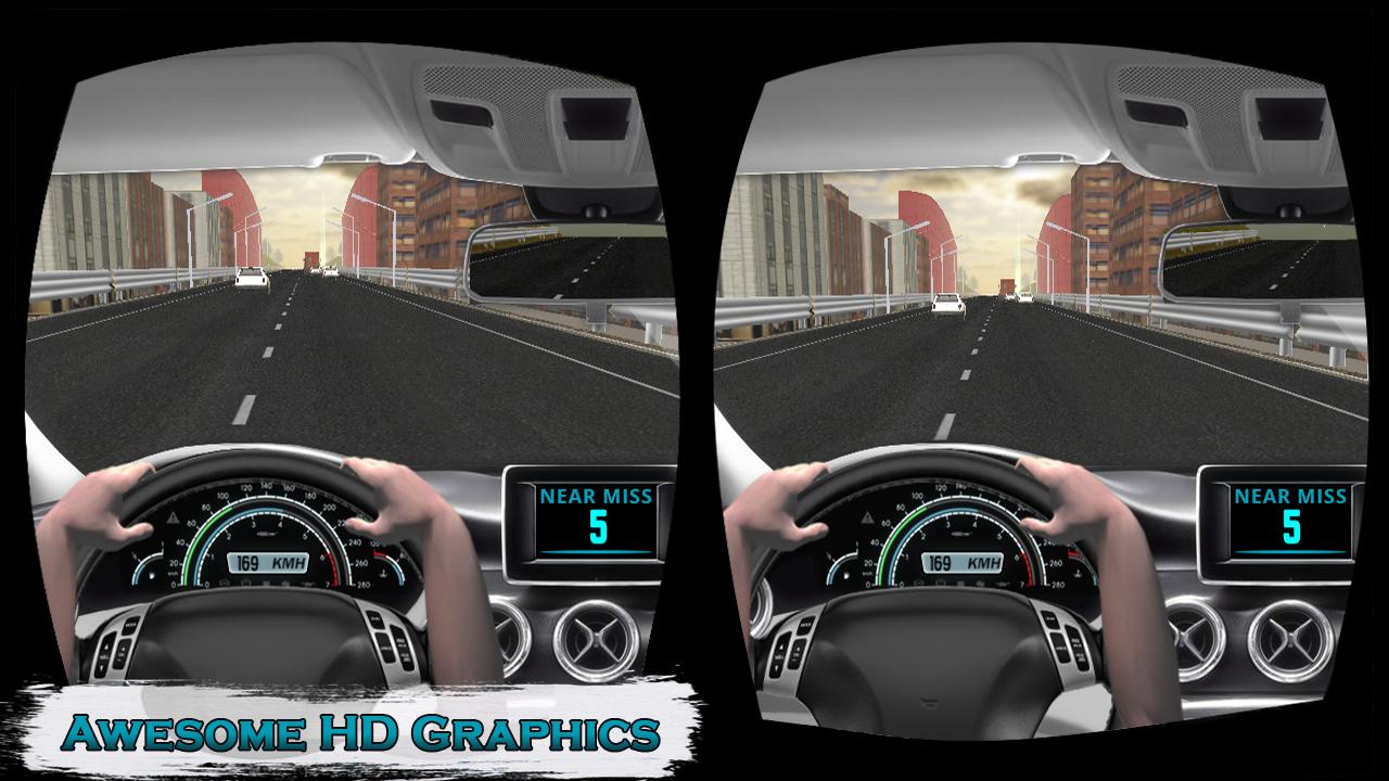 VR Highway Escape Rush: Endless Racing Simulator