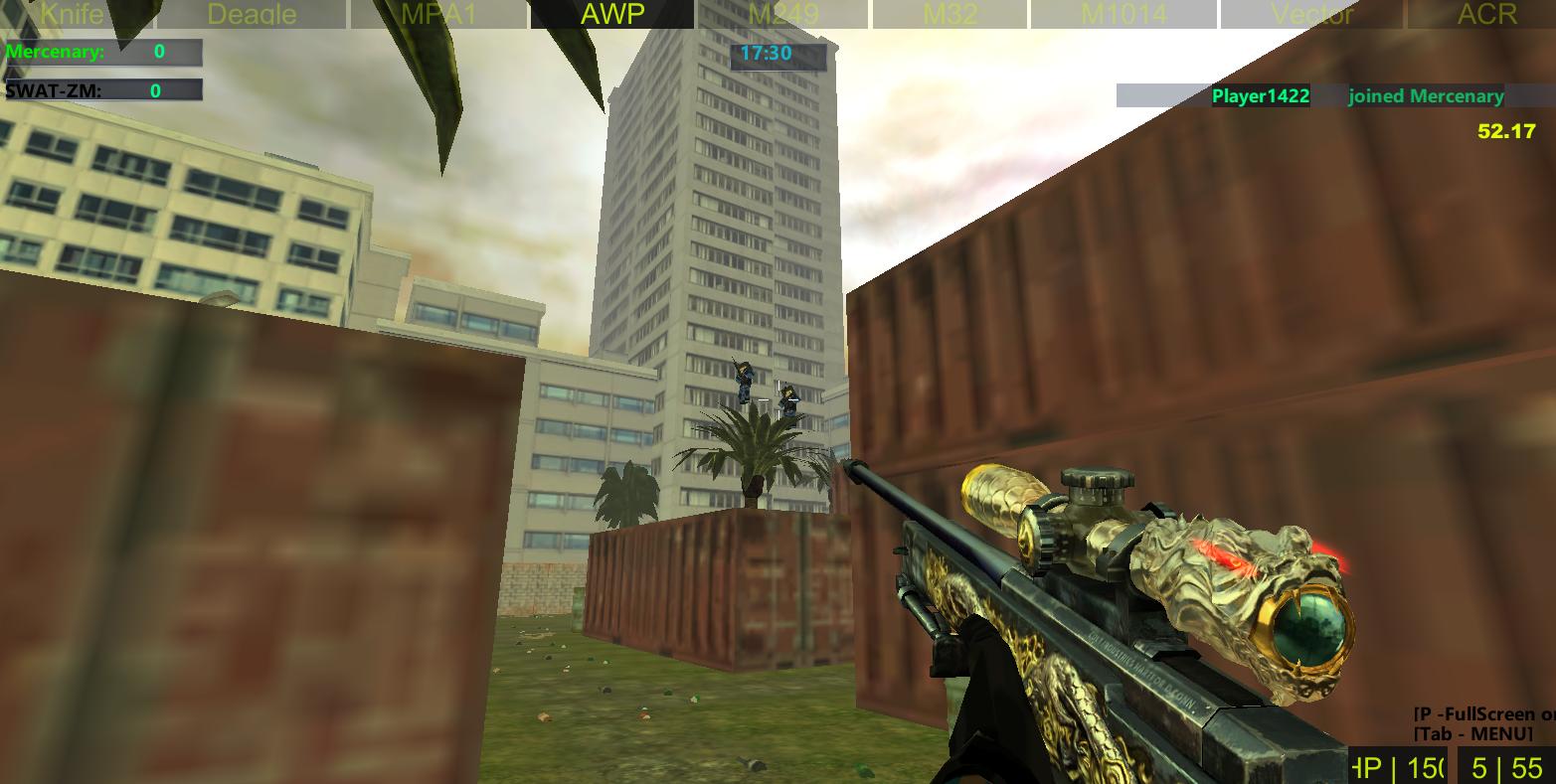 Battle SWAT vs Mercenary