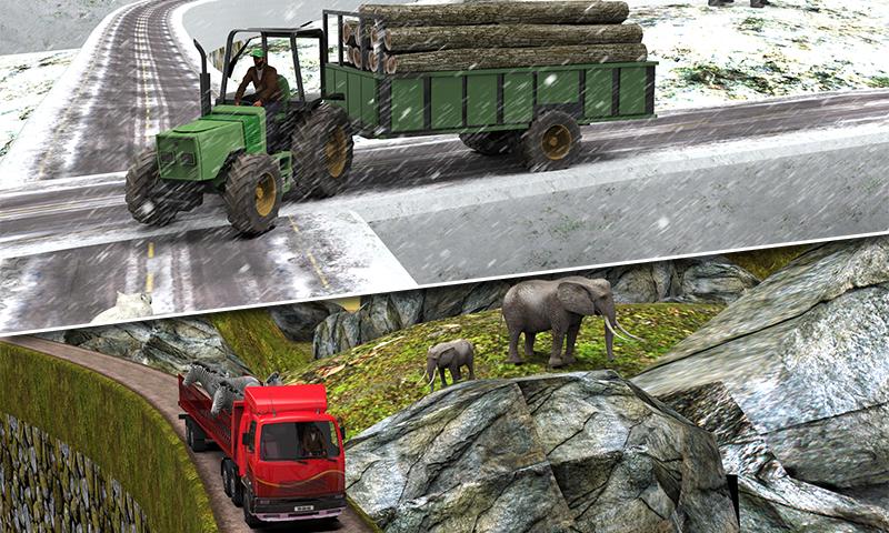 Heavy Cargo Tractor Truck