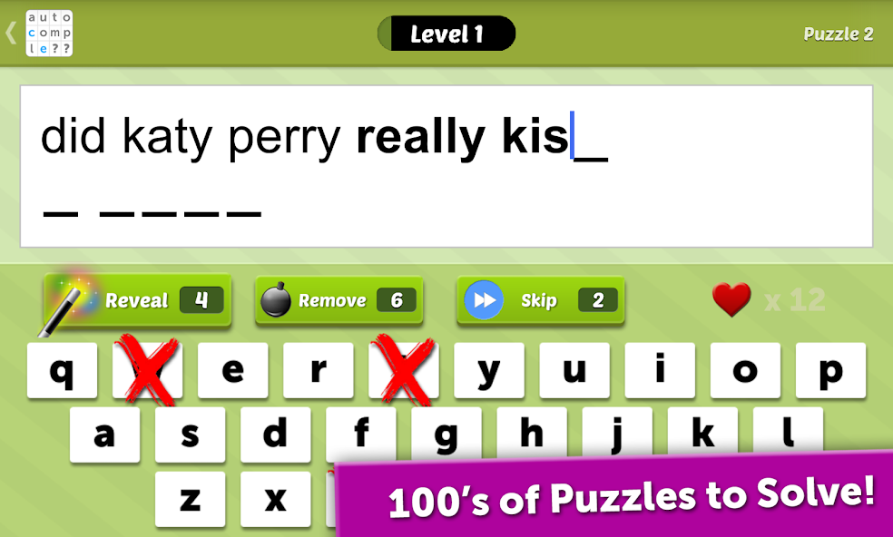 Guess the AutoComplete