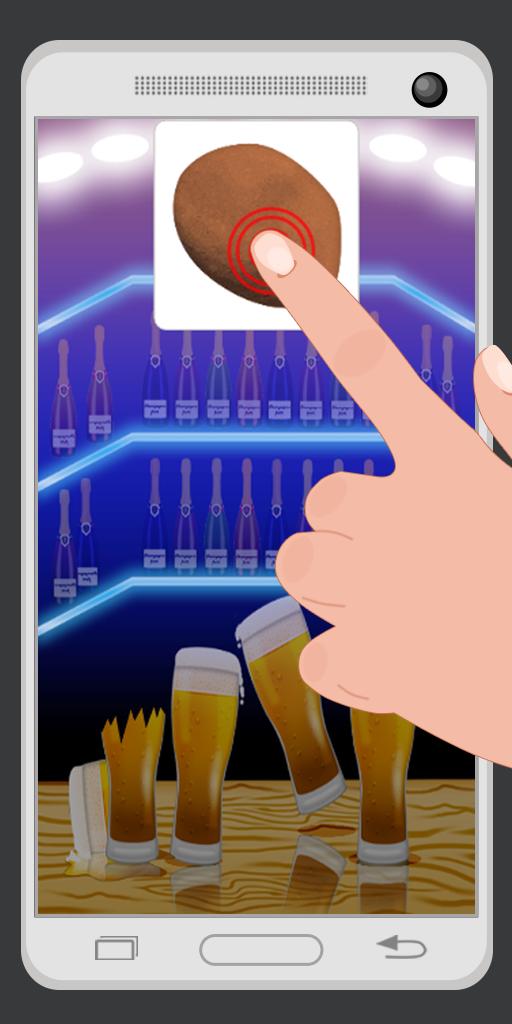 smash beer shoot game