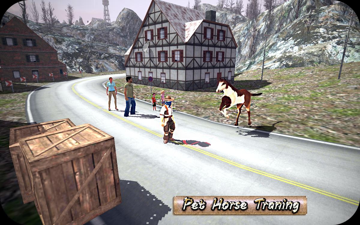 Crazy Pet Horse Truck Drive