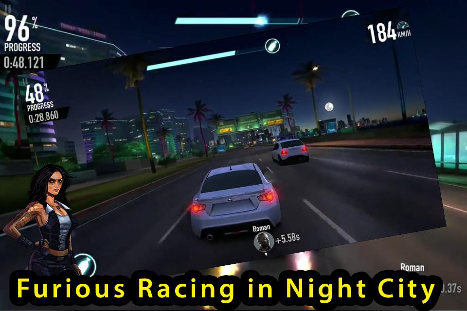 Speed Racing In Night City