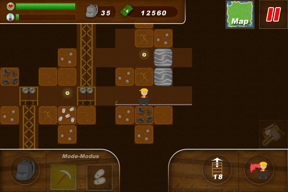 Treasure Miner - a mining game