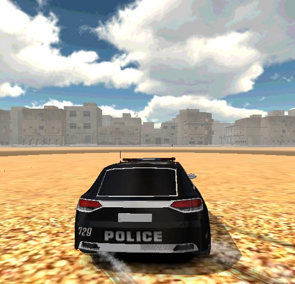 Arabic City Police Car 3D