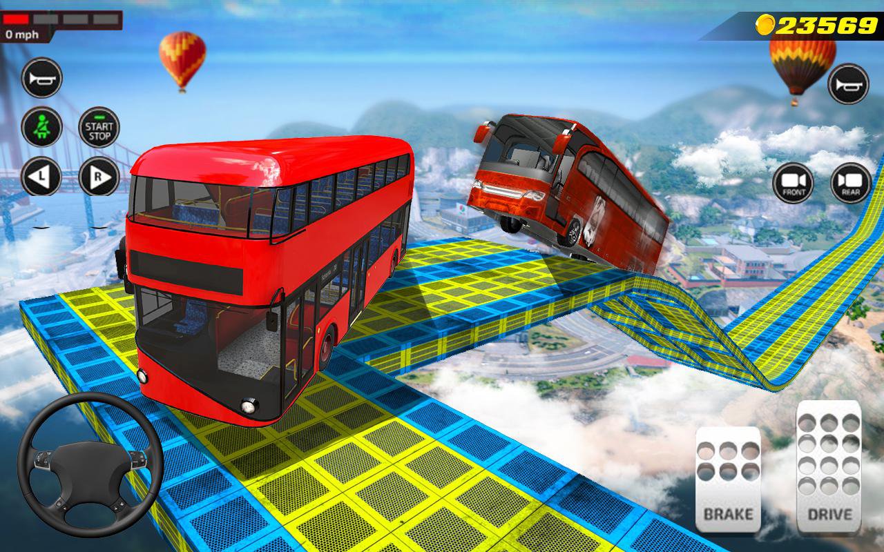 Bus Impossible Tracks Stunt Racing 3D Coach Driver