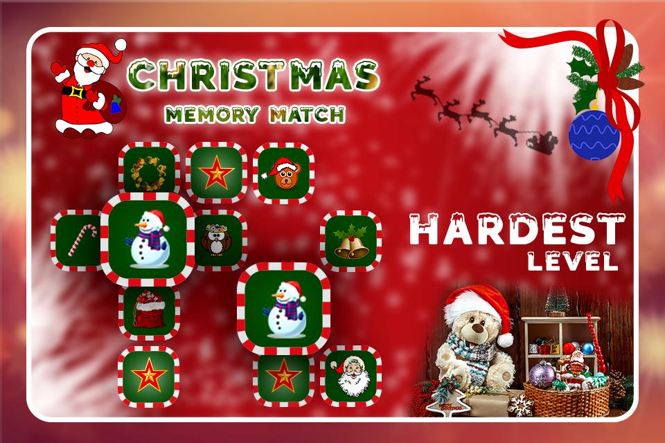 Merry Christmas Memory Match G