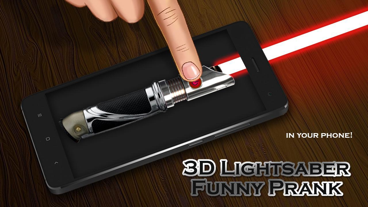 3D Lightsaber Funny Prank