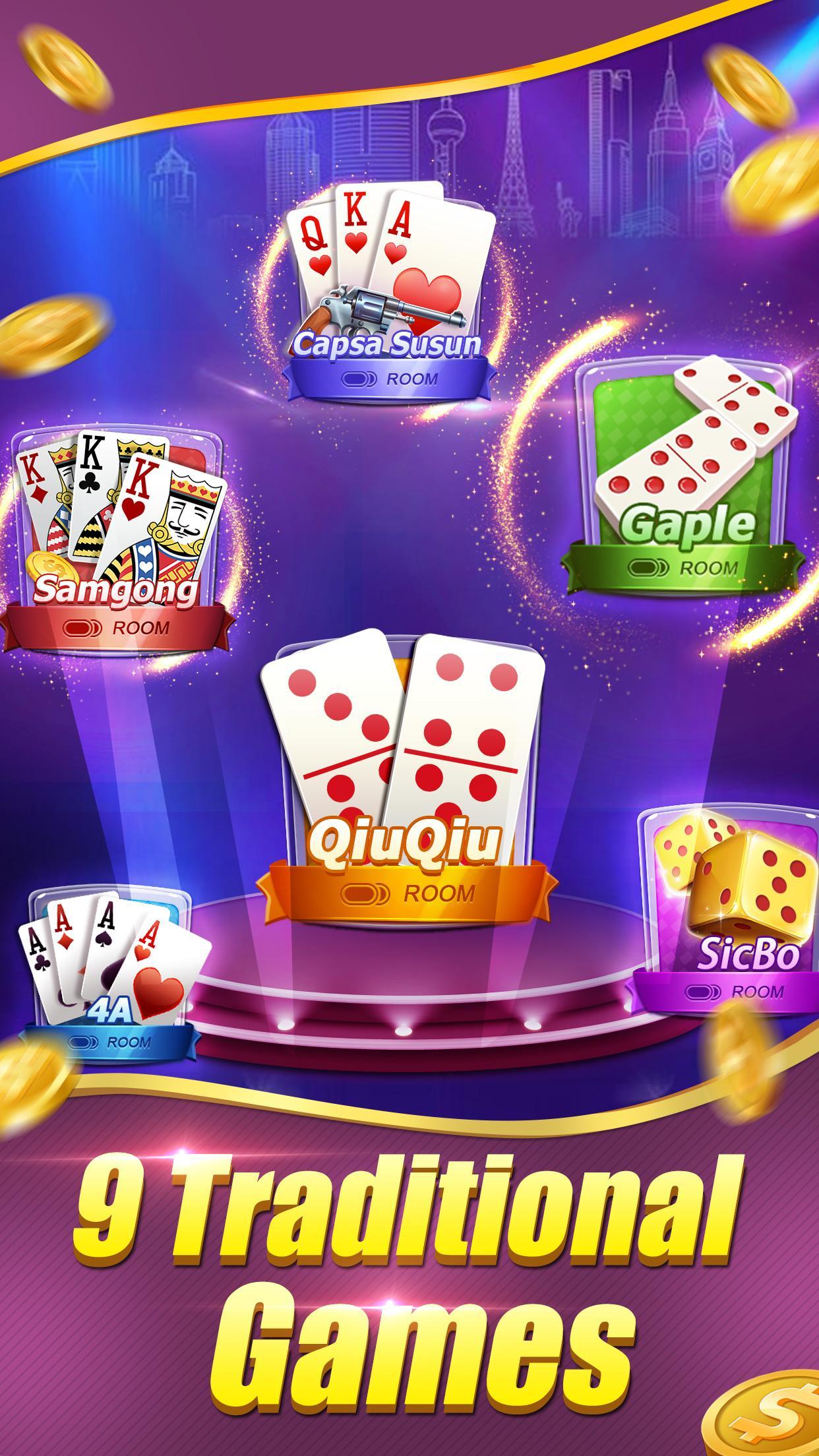 Domino QiuQiu: KiuKiu 99-Gaple 2018