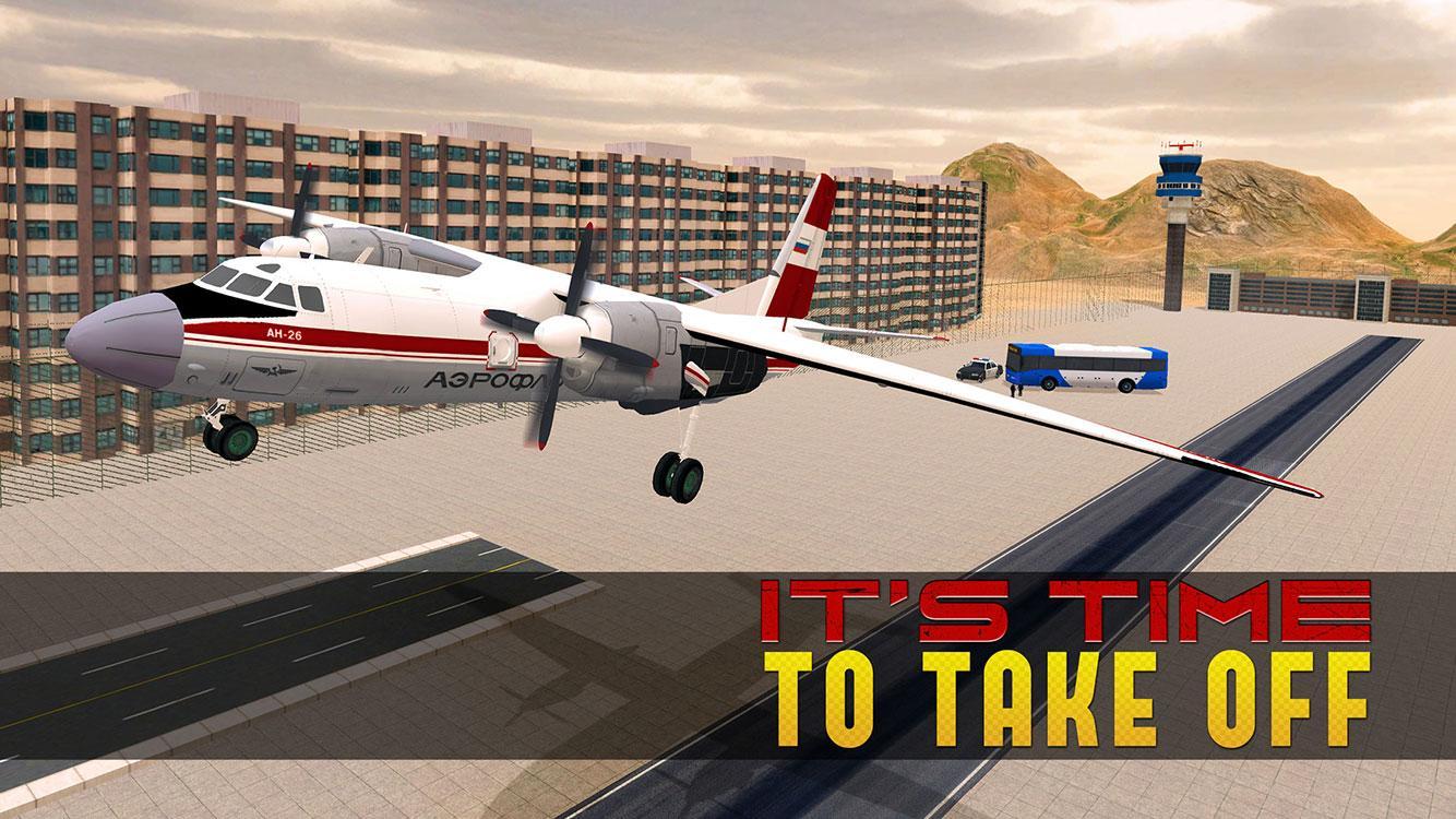 Jail Criminals Transport Plane - Police Plane Game