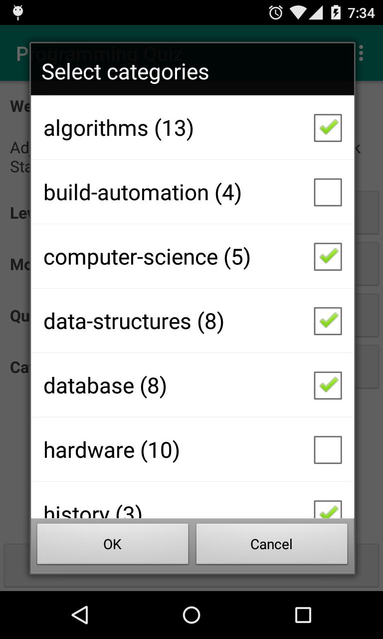 Programming Quiz LITE