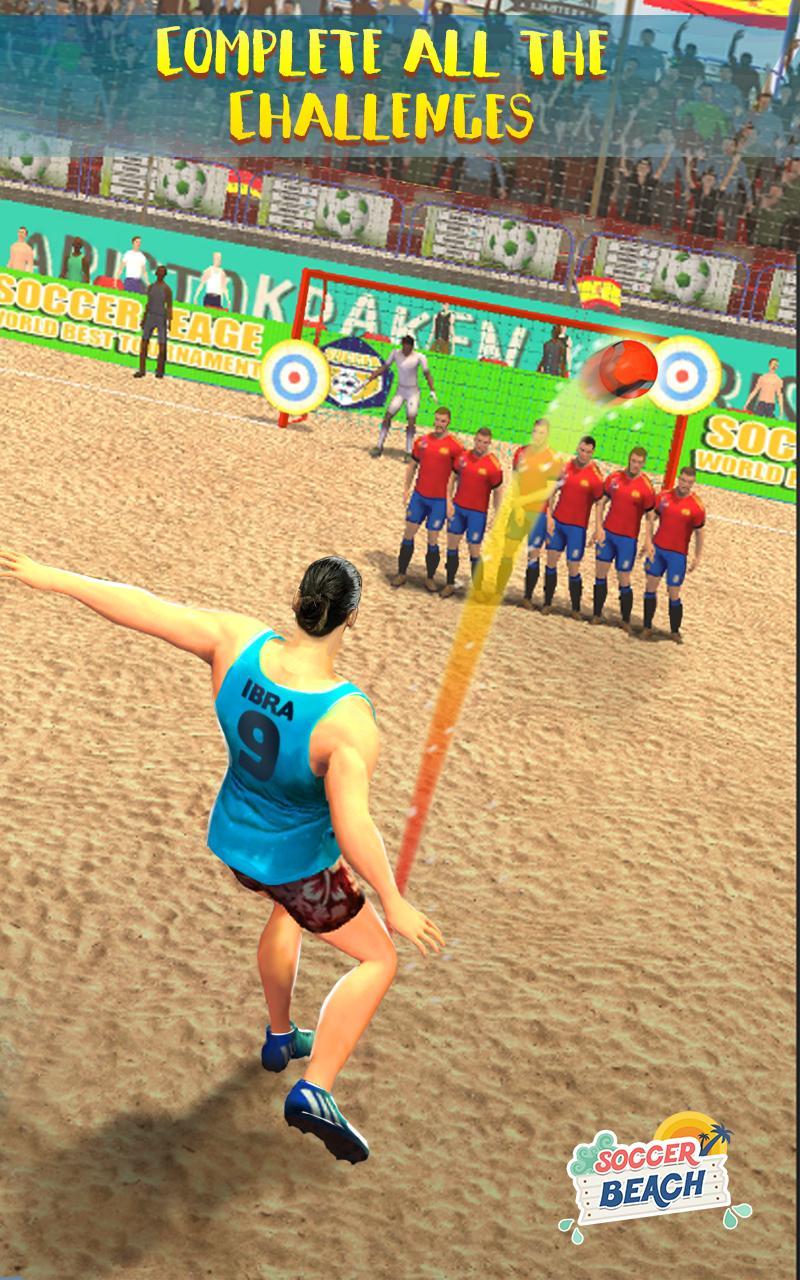 Free Kick Beach Football Games 2018