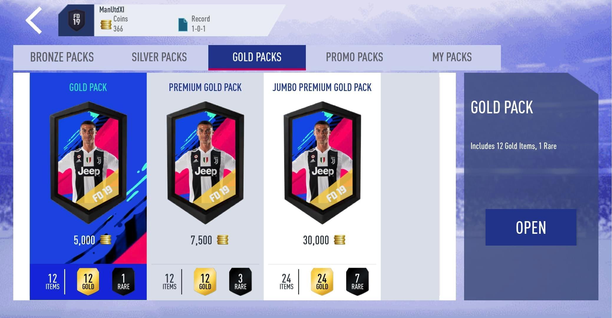 Draft Simulator for FUT 19