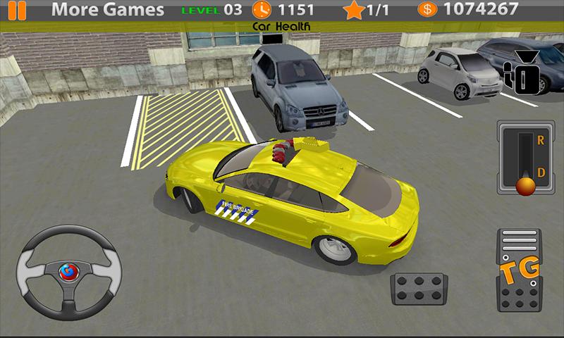 Mr. Parking: Fire Truck Cars