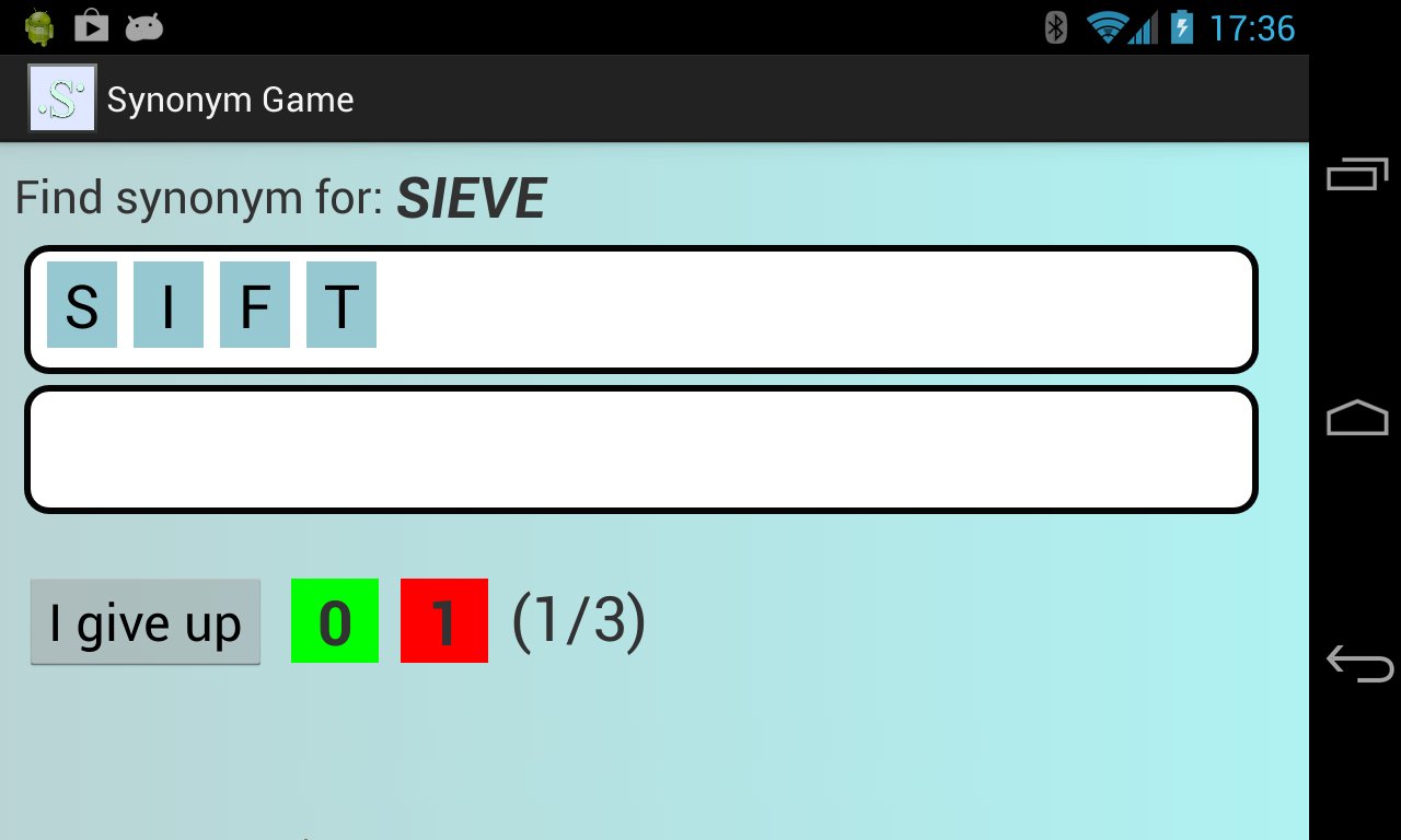 Synonym Game